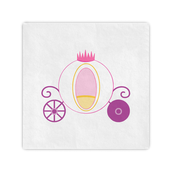 Custom Princess Carriage Cocktail Napkins