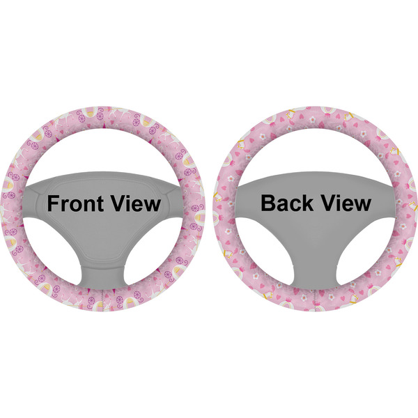 Princess Carriage Steering Wheel Cover- Front and Back