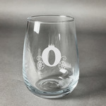 Princess Carriage Stemless Wine Glass (Single)