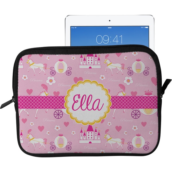 Custom Princess Carriage Tablet Case / Sleeve - Large (Personalized)