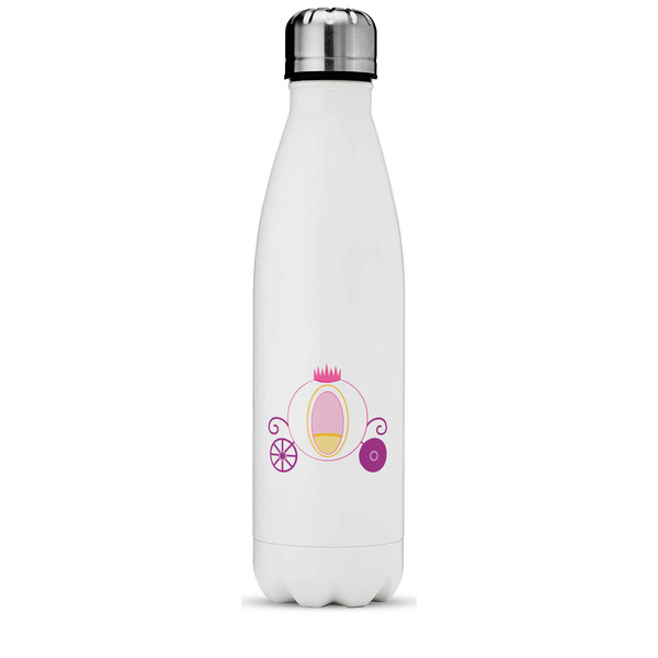 Custom Princess Carriage Water Bottle - 17 oz. - Stainless Steel - Full Color Printing (Personalized)
