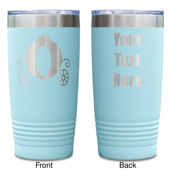 Princess Carriage Teal Polar Camel Tumbler - 20oz -Double Sided - Approval