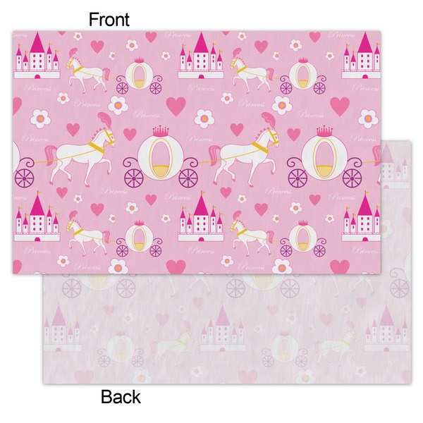 Princess Carriage Tissue Paper - Heavyweight - Small - Front & Back