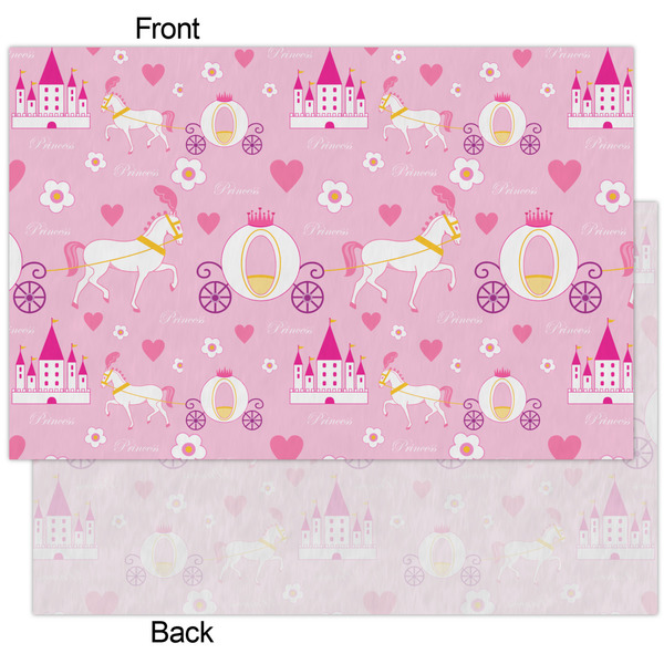 Princess Carriage Tissue Paper - Heavyweight - XL - Front & Back