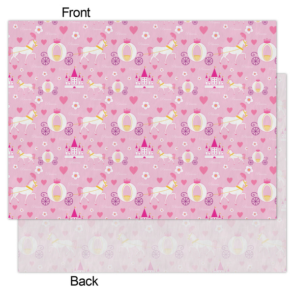 Princess Carriage Tissue Paper - Lightweight - Large - Front & Back