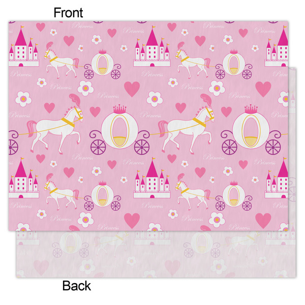 Princess Carriage Tissue Paper - Lightweight - Medium - Front & Back