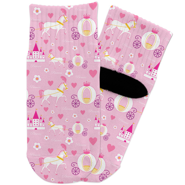 Custom Princess Carriage Toddler Ankle Socks
