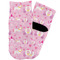 Princess Carriage Toddler Ankle Socks - Single Pair - Front and Back