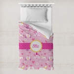 Princess Carriage Toddler Duvet Cover w/ Name or Text