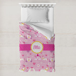 Princess Carriage Toddler Duvet Cover w/ Name or Text