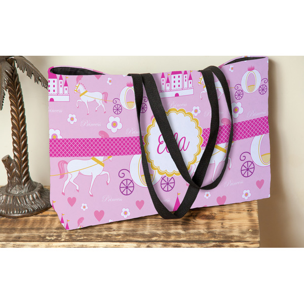 Princess Carriage Tote w/Black Handles - Lifestyle View