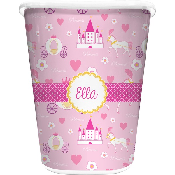 Custom Princess Carriage Waste Basket (Personalized)