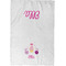 Princess Carriage Waffle Towel - Partial Print - Approval Image