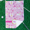 Princess Carriage Waffle Weave Golf Towel - In Context