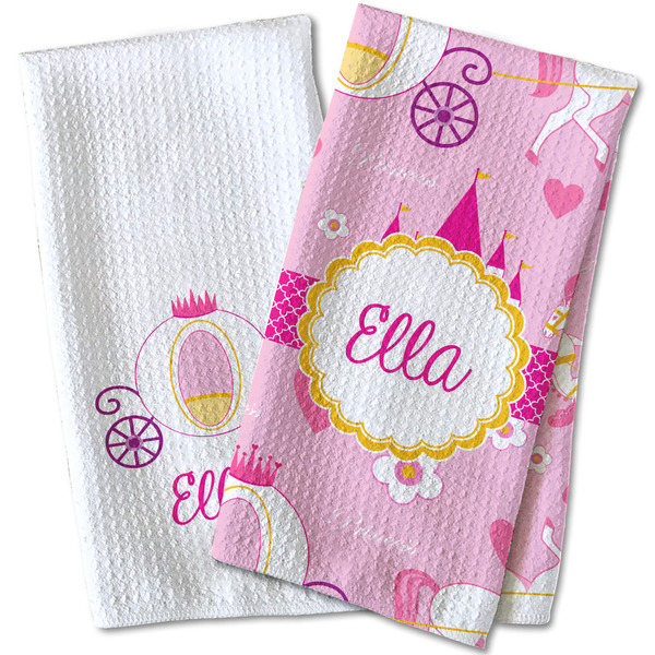 Princess Carriage Waffle Weave Towels - Two Print Styles