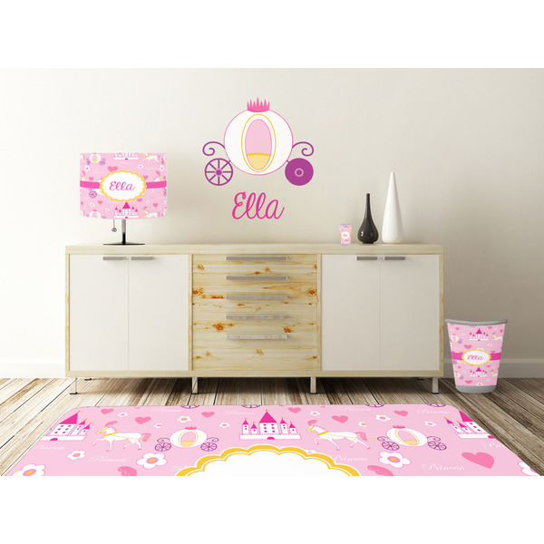 Princess Carriage Wall Graphic Decal Wooden Desk
