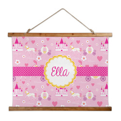 Princess Carriage Wall Hanging Tapestry - Wide (Personalized)