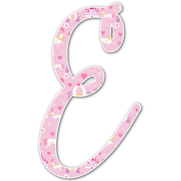 Custom Princess Carriage Letter Decal - Large (Personalized)