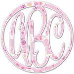 Princess Carriage Monogram Decal - Custom Sizes (Personalized)