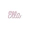 Princess Carriage Name/Text Decal - Custom Sizes (Personalized)