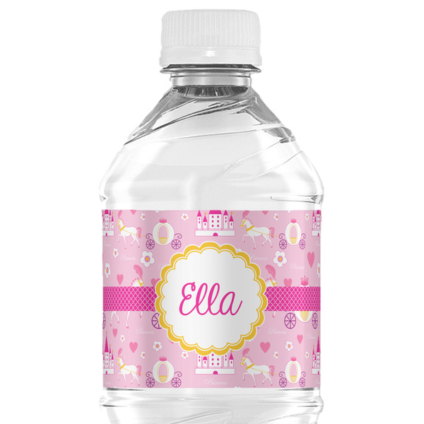 Custom Princess Carriage Water Bottle Labels - Custom Sized (Personalized)