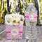 Princess Carriage Water Bottle Label - w/ Favor Box