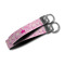 Princess Carriage Webbing Keychain FOBs - Size Comparison
