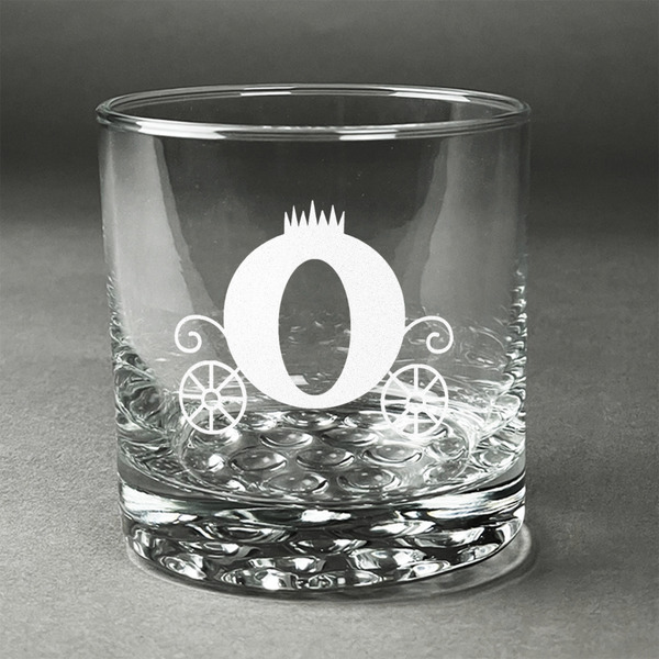 Custom Princess Carriage Whiskey Glass - Engraved