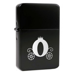 Princess Carriage Windproof Lighter - Black - Double Sided