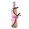 Princess Carriage Wine Bottle Apron - DETAIL WITH CLIP ON NECK