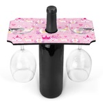 Princess Carriage Wine Bottle & Glass Holder (Personalized)
