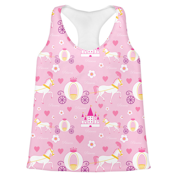 Custom Princess Carriage Womens Racerback Tank Top - 2X Large