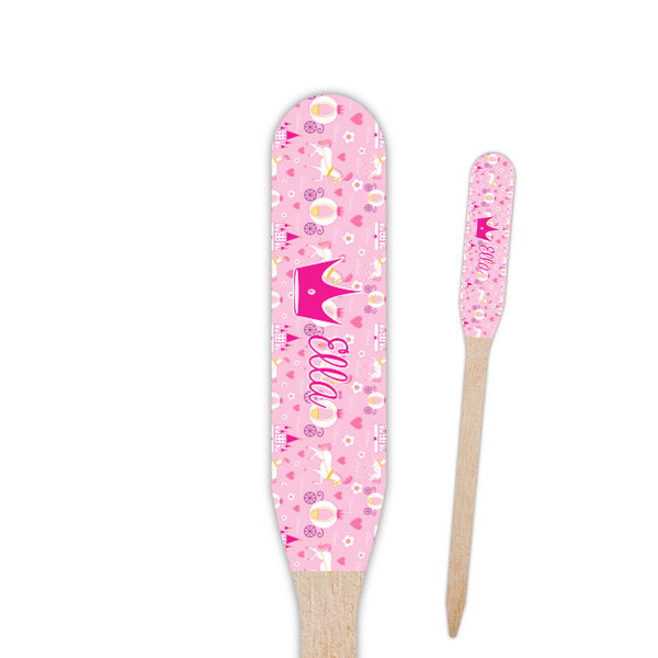 Custom Princess Carriage Paddle Wooden Food Picks (Personalized)