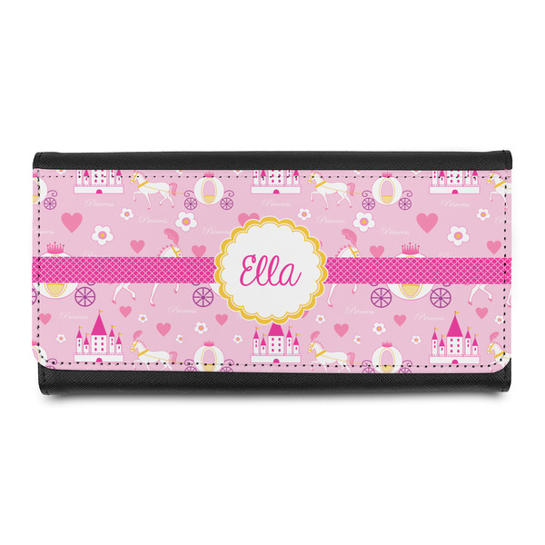 Custom Princess Carriage Leatherette Ladies Wallet (Personalized)