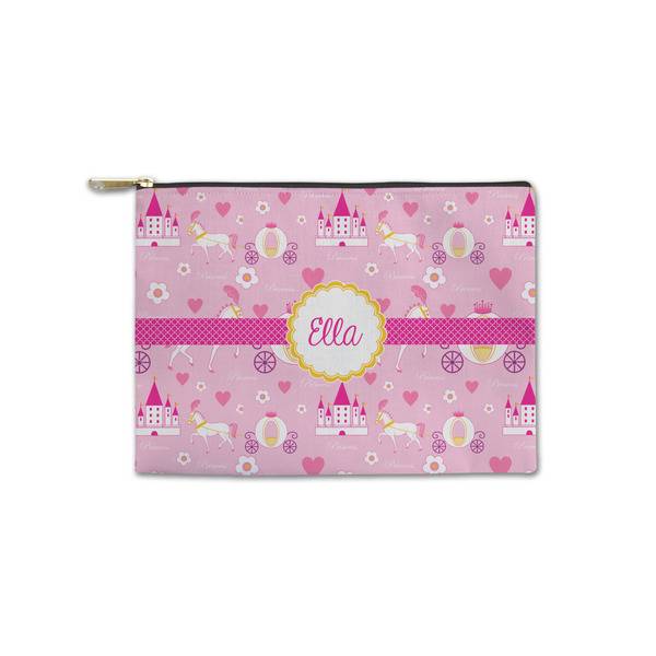 Custom Princess Carriage Zipper Pouch - Small - 8.5"x6" (Personalized)