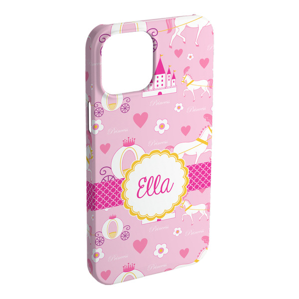 Custom Princess Carriage iPhone Case - Plastic - iPhone 15 Pro Max (Personalized)