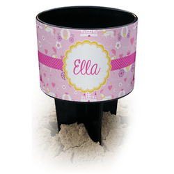 Princess Carriage Black Beach Spiker Drink Holder (Personalized)