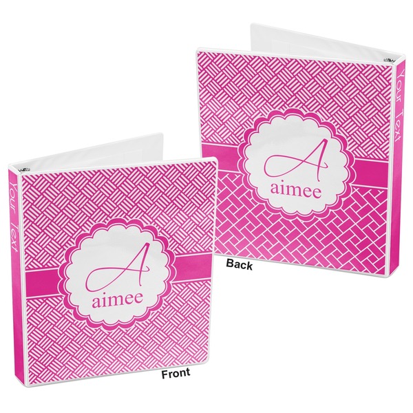 Hashtag 3-Ring Binder Front and Back