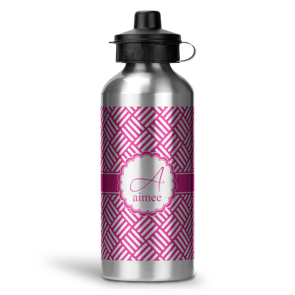 Custom Square Weave Water Bottle - Aluminum - 20 oz (Personalized)