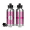 Hashtag Aluminum Water Bottle - Front and Back
