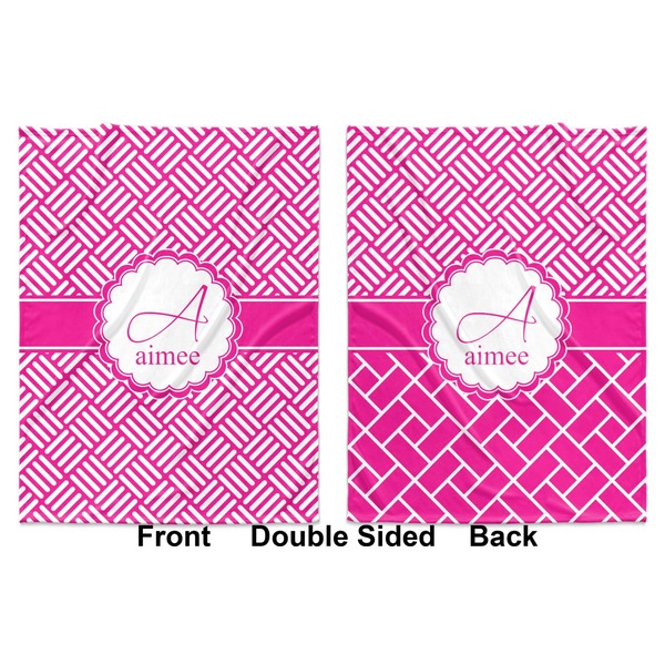 Hashtag Baby Blanket (Double Sided - Printed Front and Back)