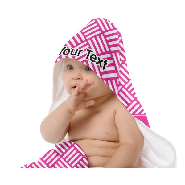 Hashtag Baby Hooded Towel on Child