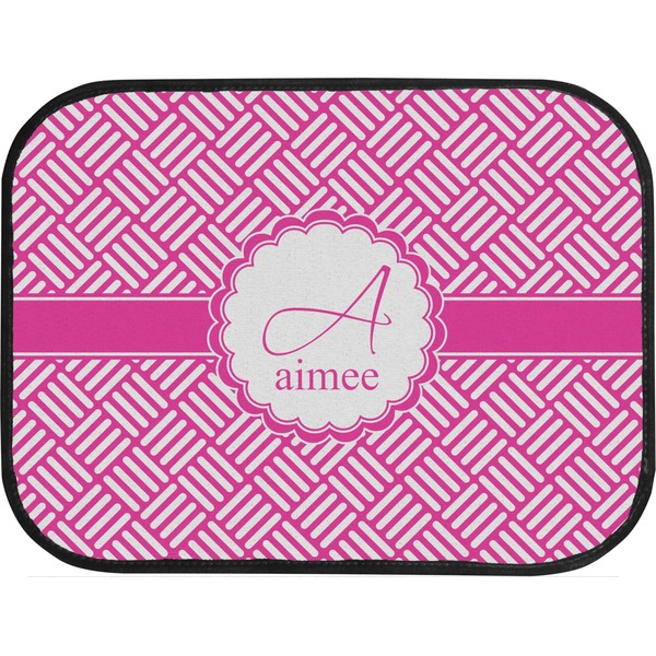 Hashtag Back Seat Car Mat