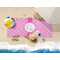 Hashtag Beach Towel Lifestyle