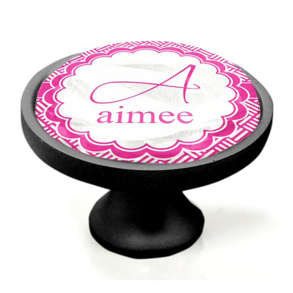 Hashtag Black Custom Cabinet Knob (Side)