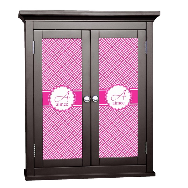 Custom Square Weave Cabinet Decal - XLarge (Personalized)