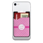 Square Weave 2-in-1 Cell Phone Credit Card Holder & Screen Cleaner (Personalized)