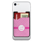 Square Weave 2-in-1 Cell Phone Credit Card Holder & Screen Cleaner (Personalized)