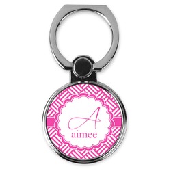 Square Weave Cell Phone Ring Stand & Holder (Personalized)