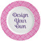 Square Weave Ceramic Dinner Plates (Set of 4) (Personalized)